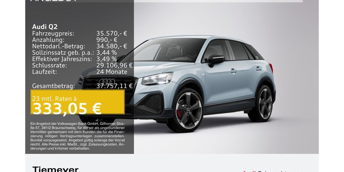 Audi Q2 5.416 km 35.270 &euro; Oberhausen 46047