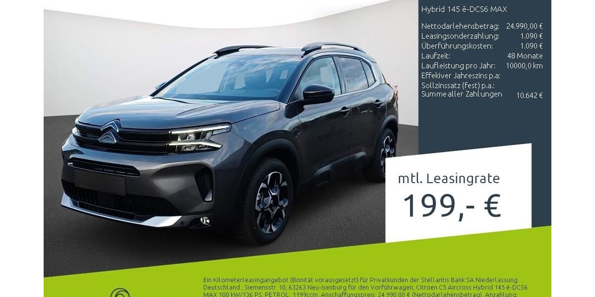 Citroen C5 Aircross 6.866 km 24.989 &euro; Dortmund 44263