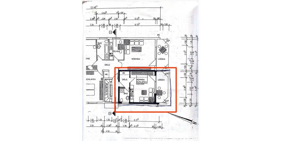 Etagenwohnung Witten Heven - 1 Zimmer, 36 m&sup2;, 115.000&euro; | Angebot:26992913