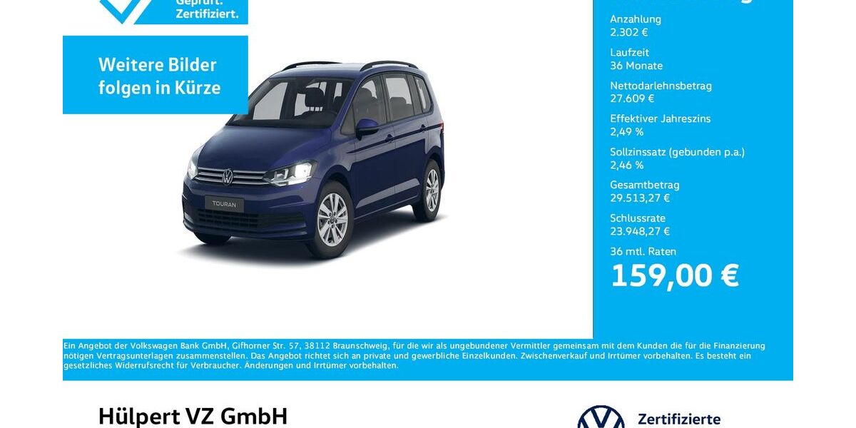 VW Touran 8.821 km 29.911 &euro; Dortmund 44379