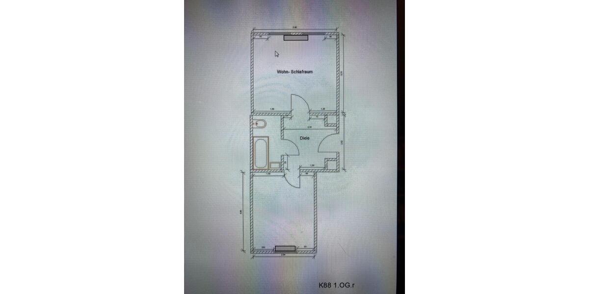 Etagenwohnung Dortmund Hombruch - 1 Zimmer, 37 m&sup2;, 267&euro; | Angebot:25591785