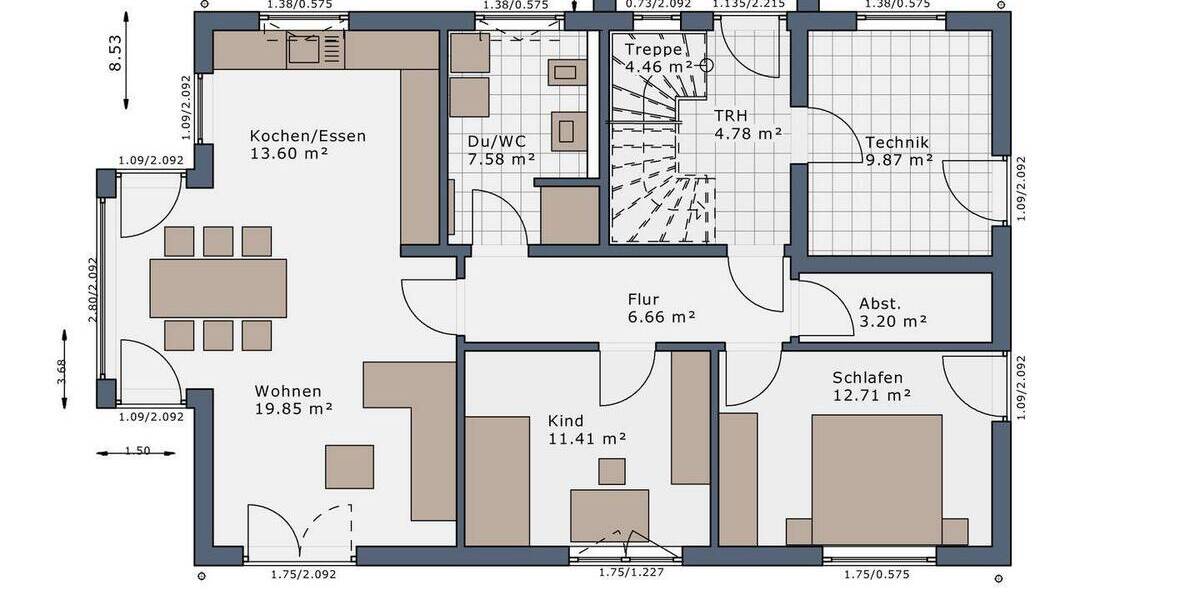 Mehrfamilienhaus, Wohnhaus Bochum Linden - 6 Zimmer, 183 m&sup2;, 890.700&euro; | Angebot:26359038