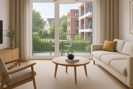 3-Zi-Wohnung im Stadt Quartier I KfW40EE-QNG Standard I Top Modern in guter Lage! Ab 2026 fertig! 3 zimmer