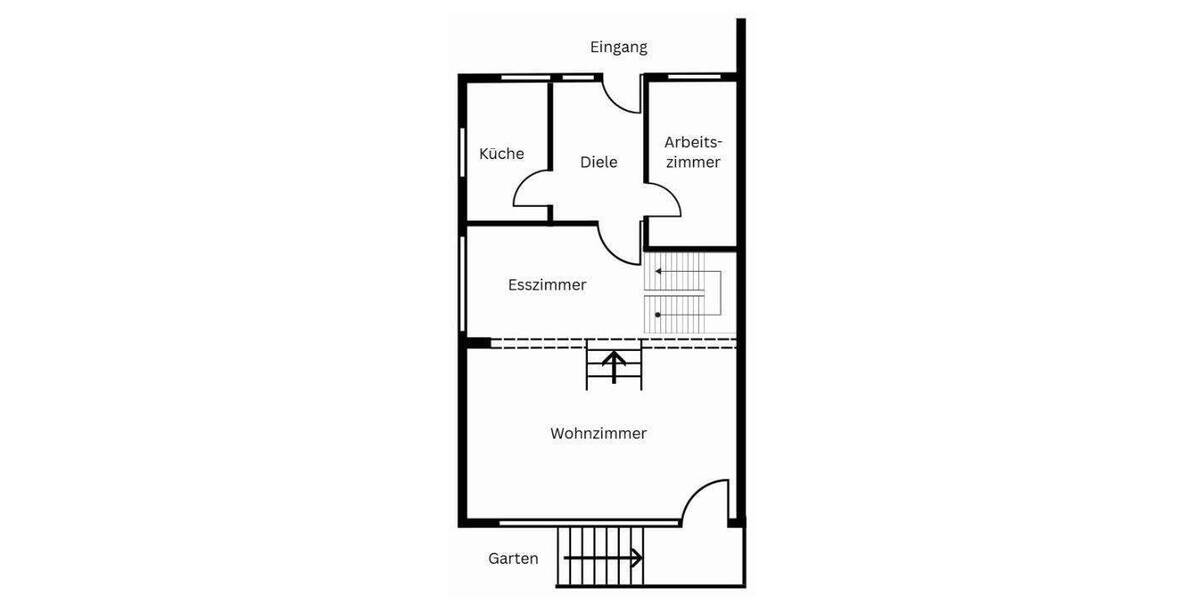 Reihenendhaus Wuppertal Elberfeld - 5 Zimmer, 115 m&sup2;, 369.000&euro; | Angebot:25523807