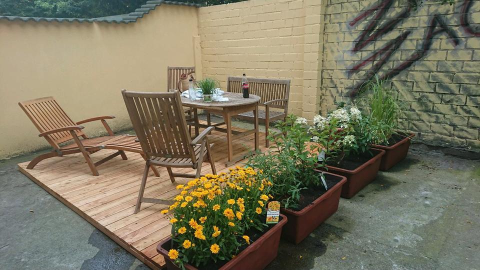Wohnung 1,5 Zimmer, teilmöbliert Küchenzeile