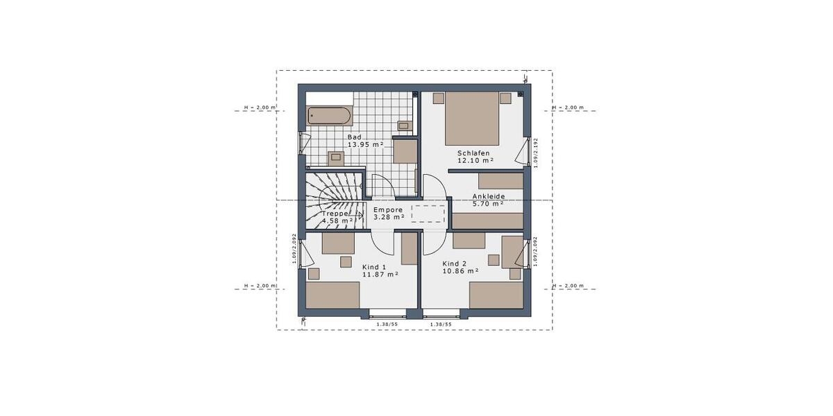 Einfamilienhaus Schwelm - 4 Zimmer, 125 m&sup2;, 1.900&euro; | Angebot:24369593