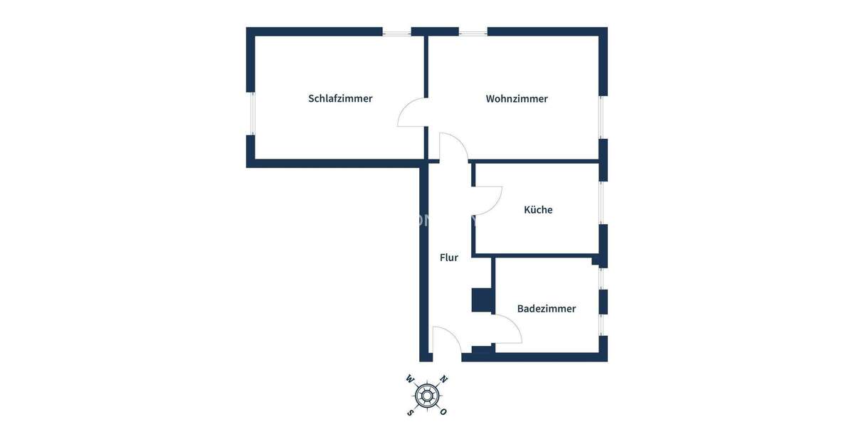 Attraktive 2-Zimmer-Etagenwohnung in idealer Lage von Bottrop 2 zimmer