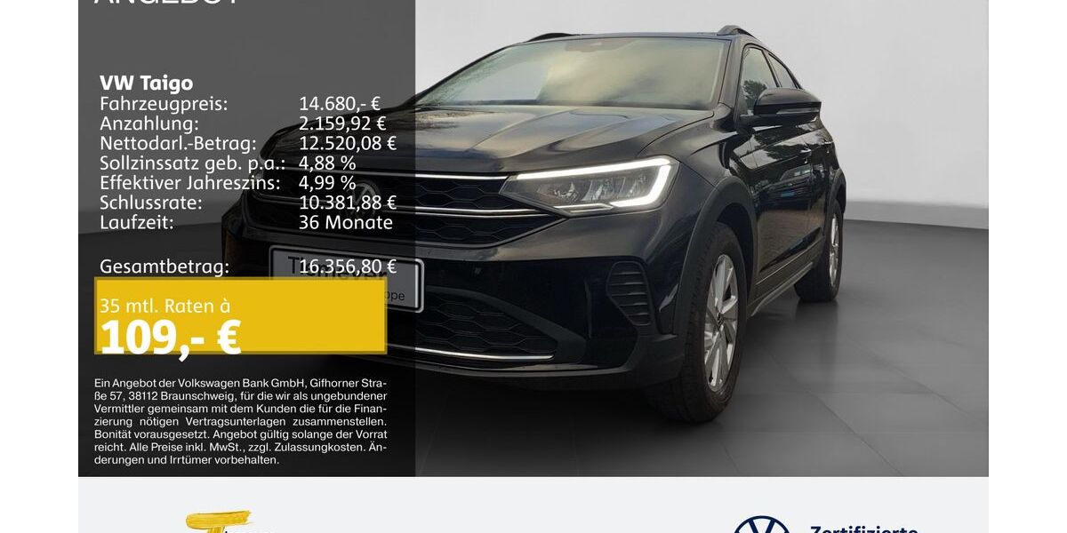 VW Taigo 77.597 km 14.680 &euro; Castrop-Rauxel 44575