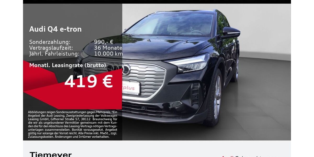 Audi Q4 e-tron 19.158 km 39.720 &euro; Gelsenkirchen 45894