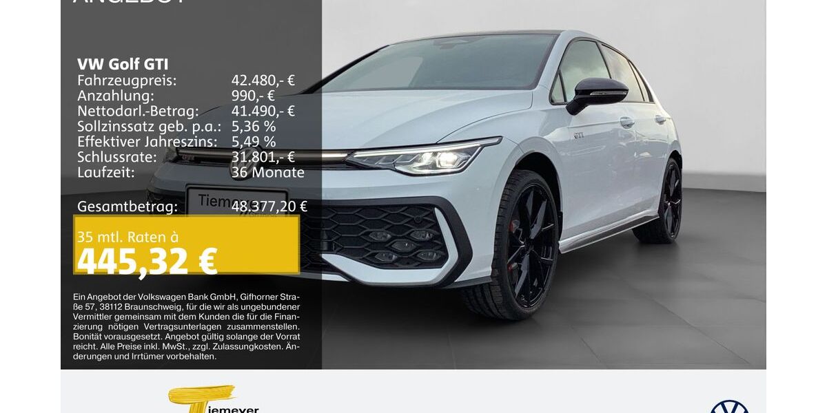 VW Golf 2.999 km 41.980 &euro; Bochum 44892
