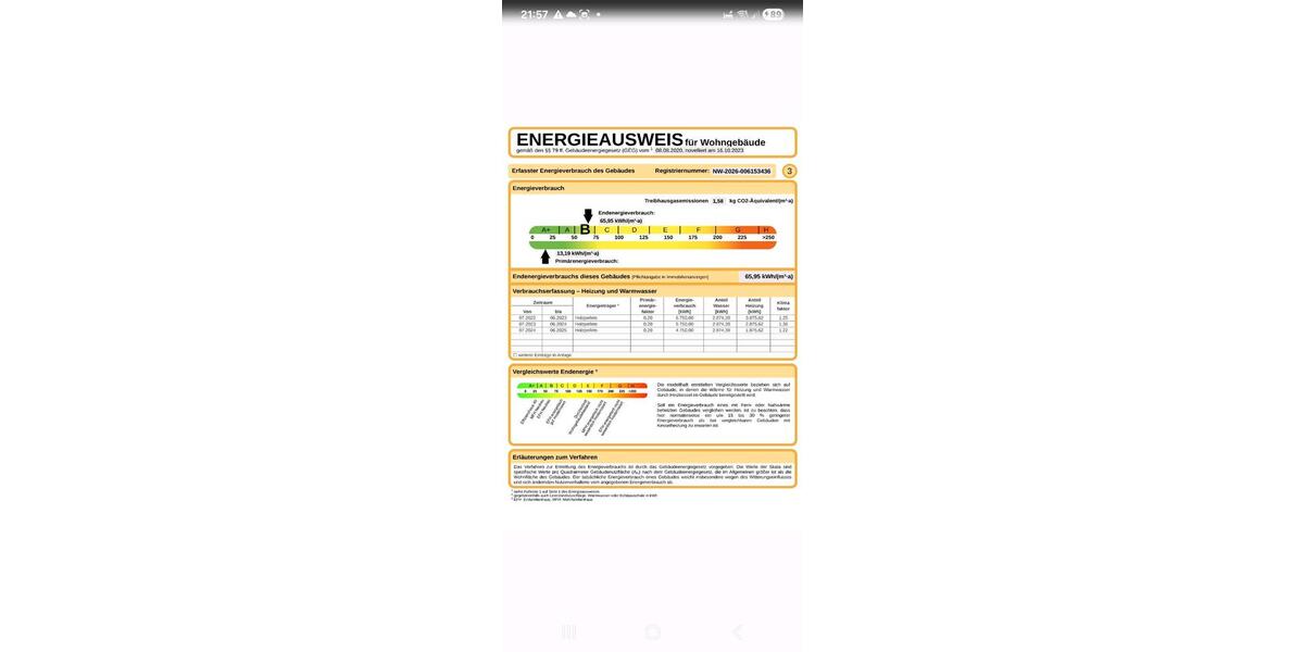 Reihenhaus Bochum Bochum-Ost - 3.5 Zimmer, 87 m&sup2;, 335.000&euro; | Angebot:25591842