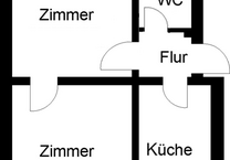 Wohnung zum Mieten in Wuppertal 410 € 54.11 m²