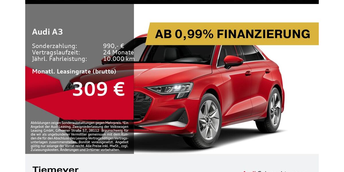 Audi A3 11.702 km 29.140 &euro; Bochum 44809
