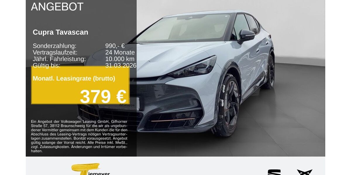 Cupra Tavascan 11.033 km 42.420 &euro; Gelsenkirchen OT Beckhausen 45899