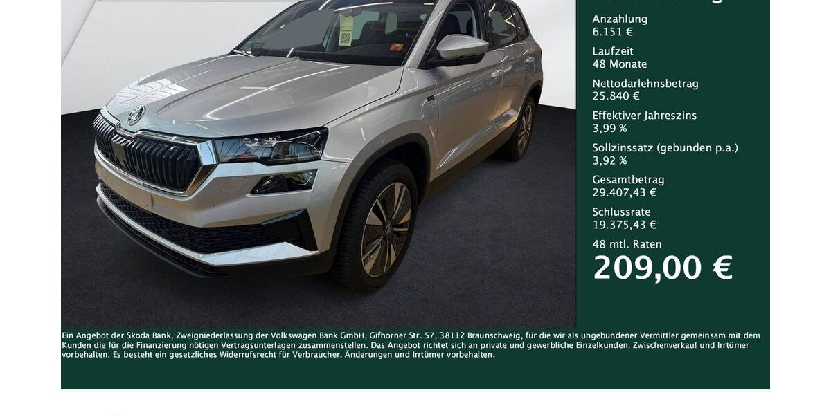 Skoda Karoq 11.763 km 31.991 &euro; Dortmund 44269