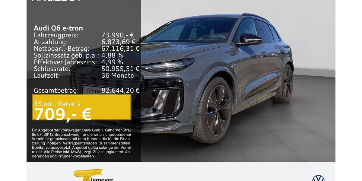 Audi Q6 e-tron 9.821 km 72.490 &euro; Recklinghausen 45663