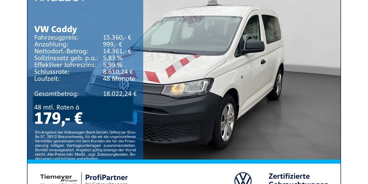 VW Caddy 99.812 km 15.360 &euro; Recklinghausen 45663