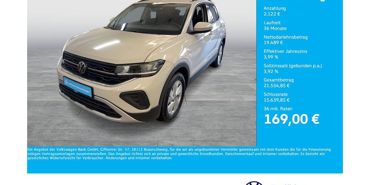 VW T-Cross 4.426 km 21.611 &euro; Dortmund 44141