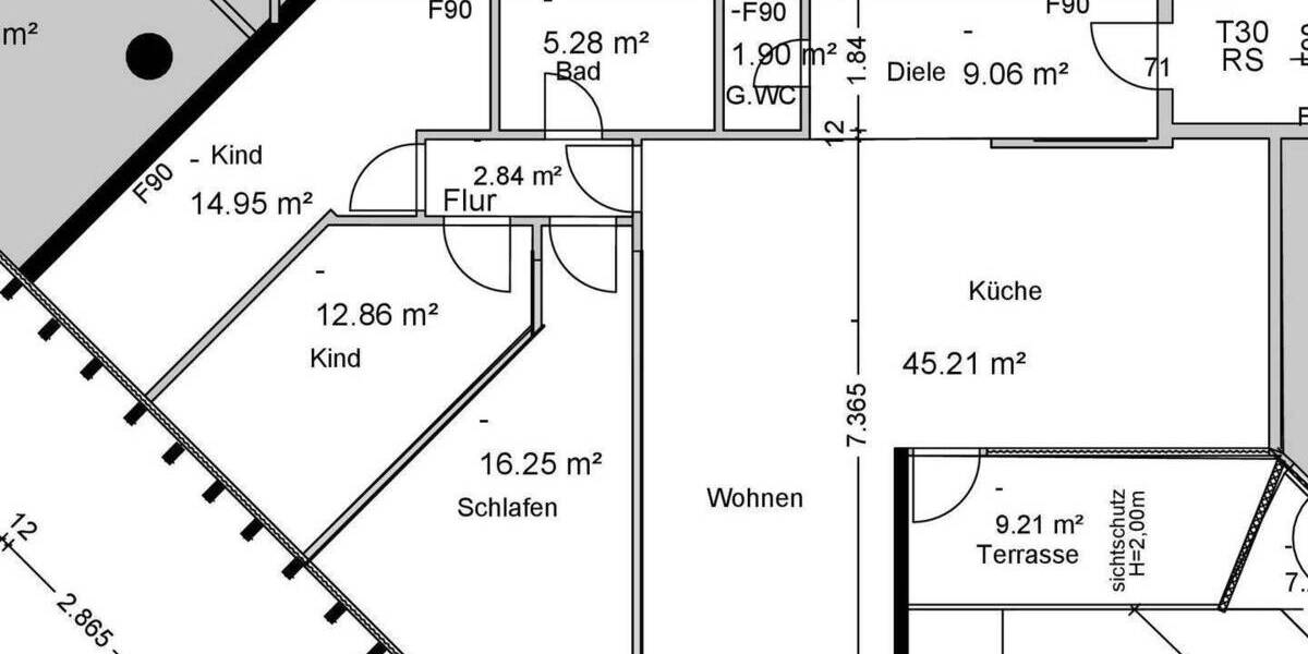 Exklusiv Wohnen in der City: 4,5 Zimmer mit Balkon - Aufzug - Tiefgarage 4 zimmer