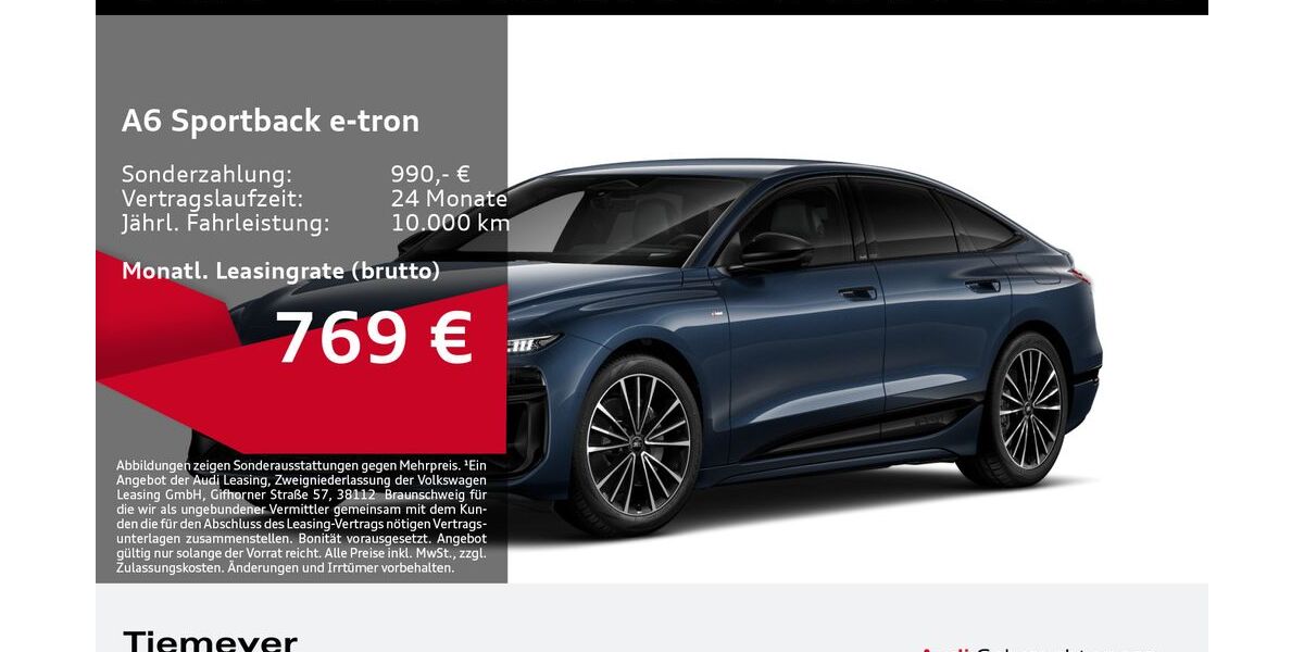 Audi A6 e-tron 19.452 km 69.970 &euro; Gelsenkirchen 45894