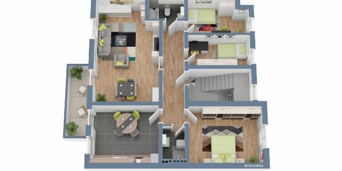 Etagenwohnung Hagen Mittelstadt - 4 Zimmer, 110 m&sup2;, 209.800&euro; | Angebot:25728987