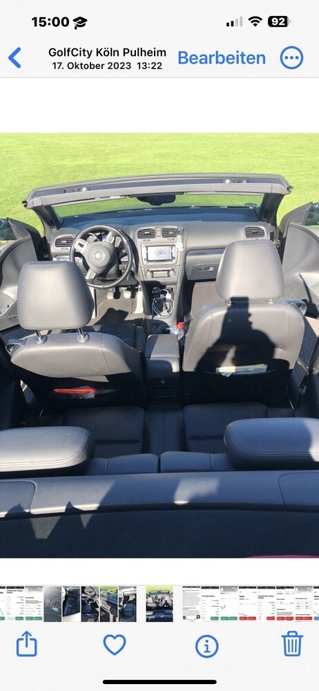 VW Golf VI Cabriolet 151.000 km 9.000 € Wuppertal 42275