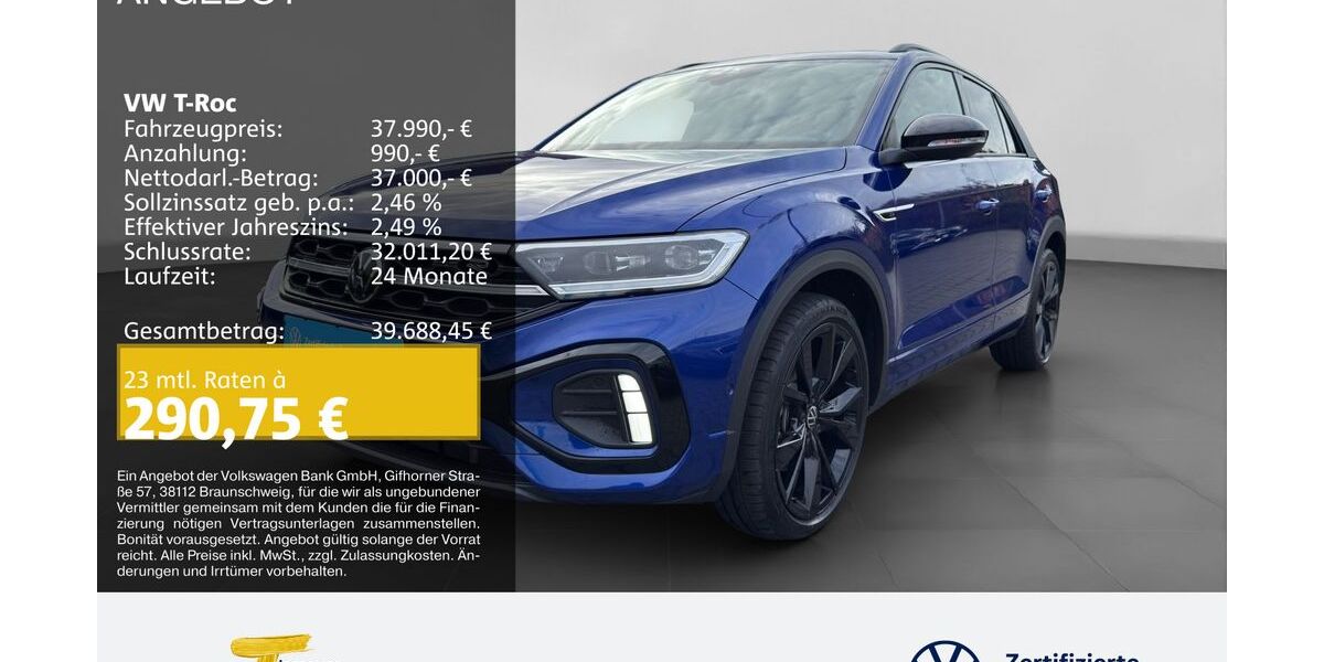 VW T-Roc 12.321 km 36.420 &euro; Oberhausen 46047