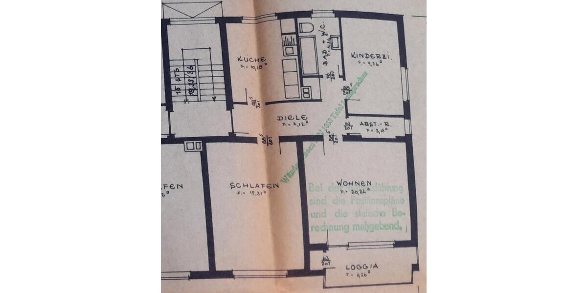 Etagenwohnung Waltrop - 3 Zimmer, 77 m&sup2;, 540&euro; | Angebot:26214403