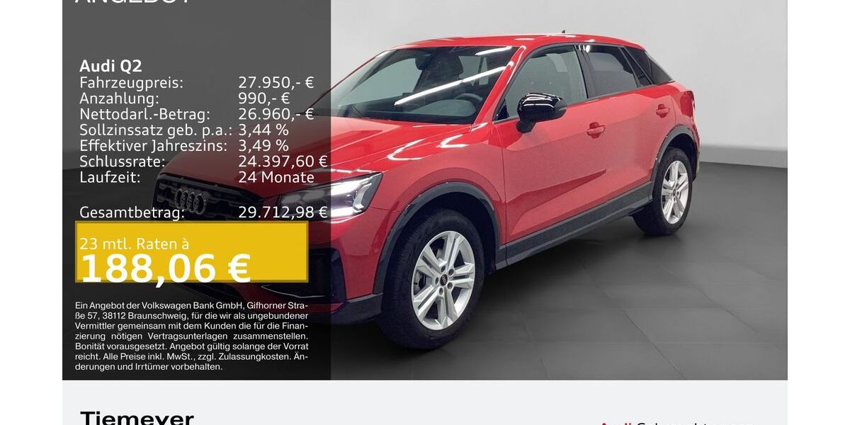Audi Q2 5.283 km 27.430 &euro; Bochum 44809