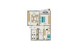 Etagenwohnung Selm - 3.5 Zimmer, 66 m&sup2;, 550&euro; | Angebot:25175743