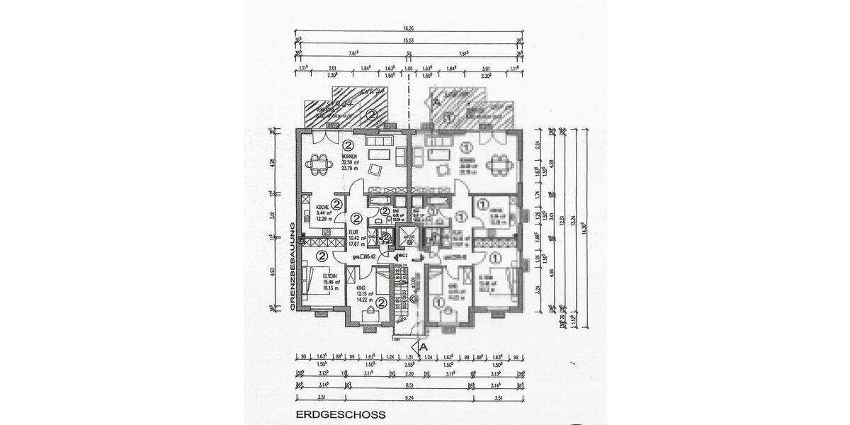 Erdgeschoßwohnung Mülheim an der Ruhr Broich - 3 Zimmer, 96 m&sup2;, 319.000&euro; | Angebot:26144258