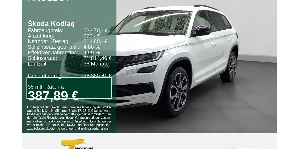 Skoda Kodiaq 114.790 km 32.470 &euro; Bochum 44809