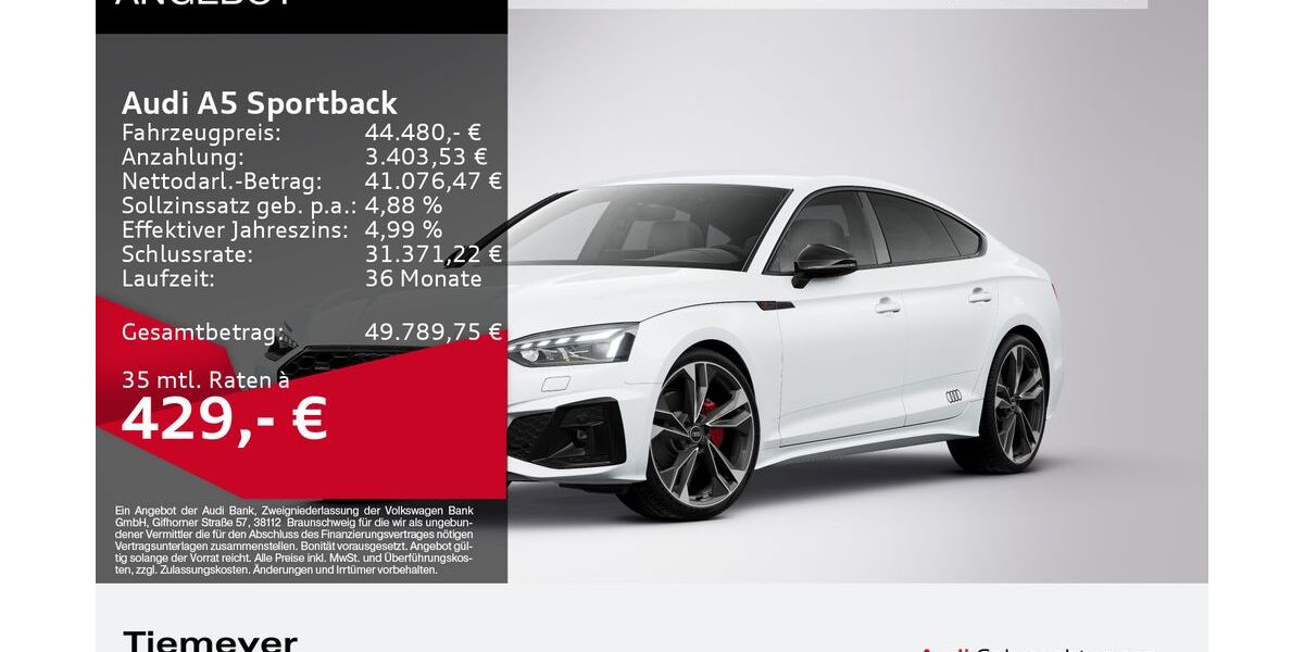 Audi A5 13.976 km 44.480 &euro; Oberhausen 46047