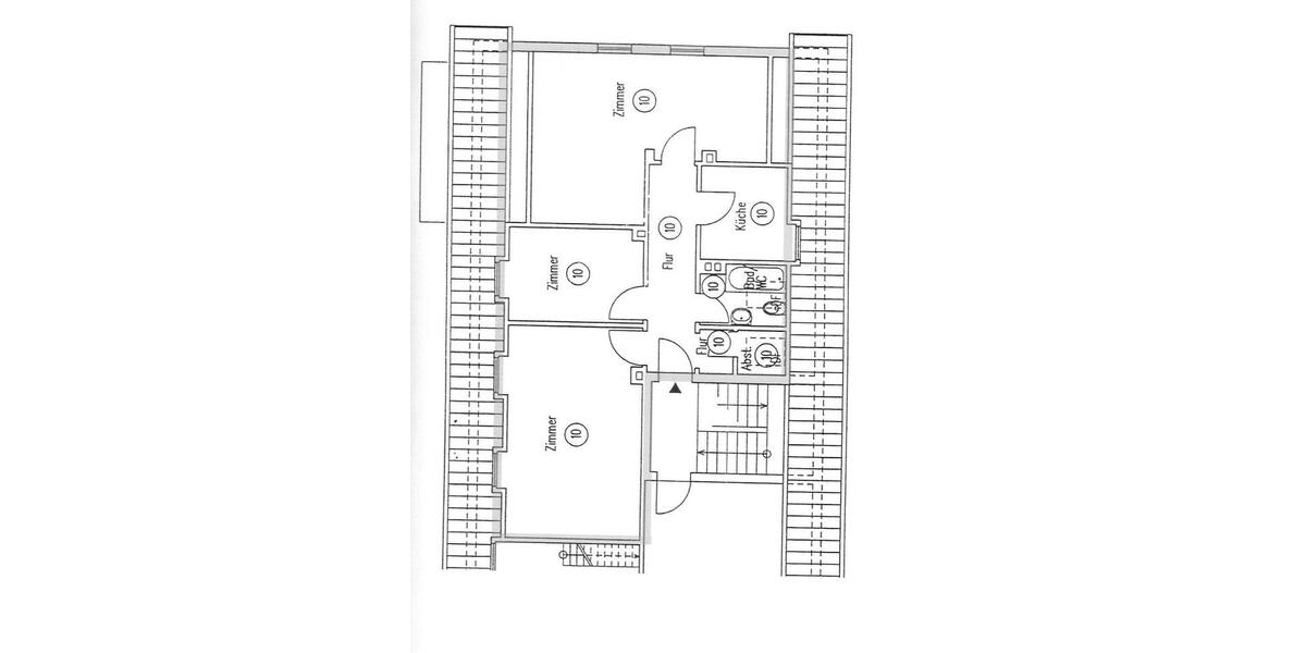 Dachgeschoßwohnung Bochum Werne - 3.5 Zimmer, 64 m&sup2;, 85.000&euro; | Angebot:26997625