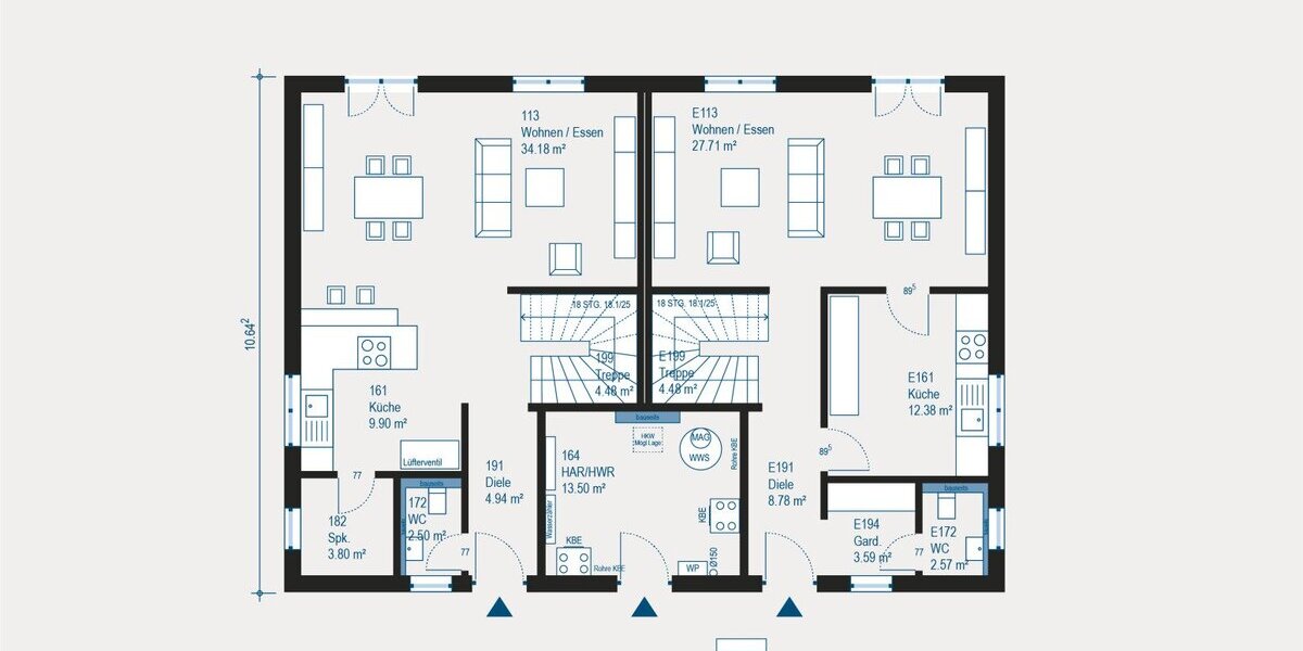 Zweifamilienhaus in Wuppertal - Individuell geplant und hochwertig gebaut - Zweifamilienhaus Wuppertal Gemarkung Nächstebreck | Angebot:27567373