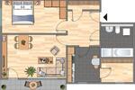 Etagenwohnung Velbert Velbert-Mitte - 2 Zimmer, 63 m&sup2;, 479&euro; | Angebot:26008866