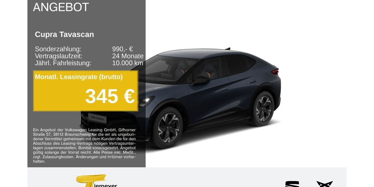 Cupra Tavascan 8.770 km 40.720 &euro; Gelsenkirchen OT Beckhausen 45899