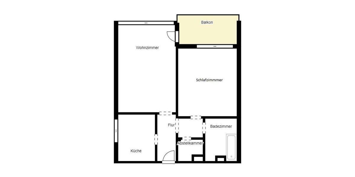 *Mehr als gut geschnitten!* 2 Zimmer mit Blick ins Grüne! 2 zimmer