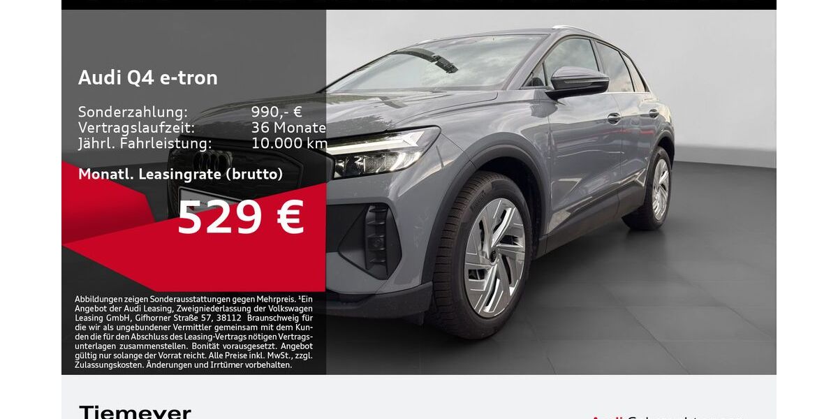 Audi Q4 e-tron 7.669 km 45.390 &euro; Gelsenkirchen 45894