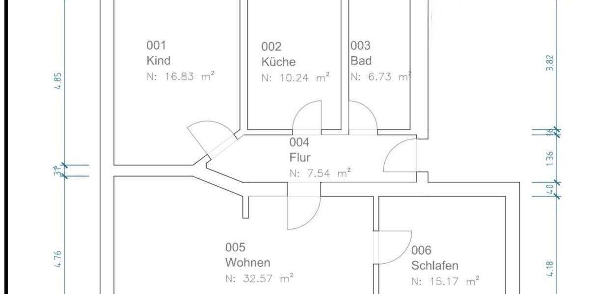 Charmante 3,5-Zimmer-Altbau Wohnung in Essen Dellwig 3 zimmer