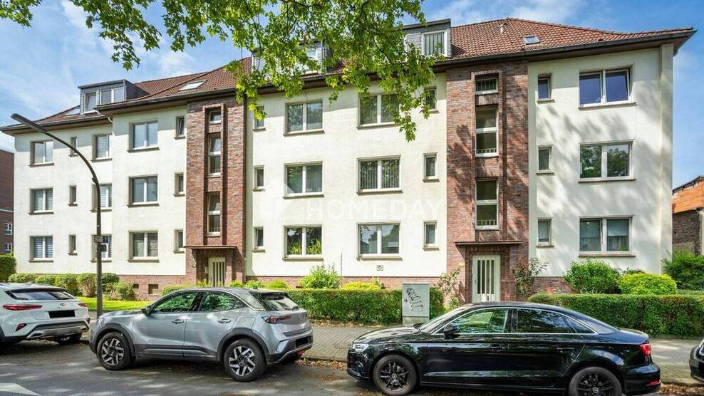 Praktisch geschnittene 2-Zimmer-Wohnung mit EBK und Gemeinschaftsgarten in Hörde