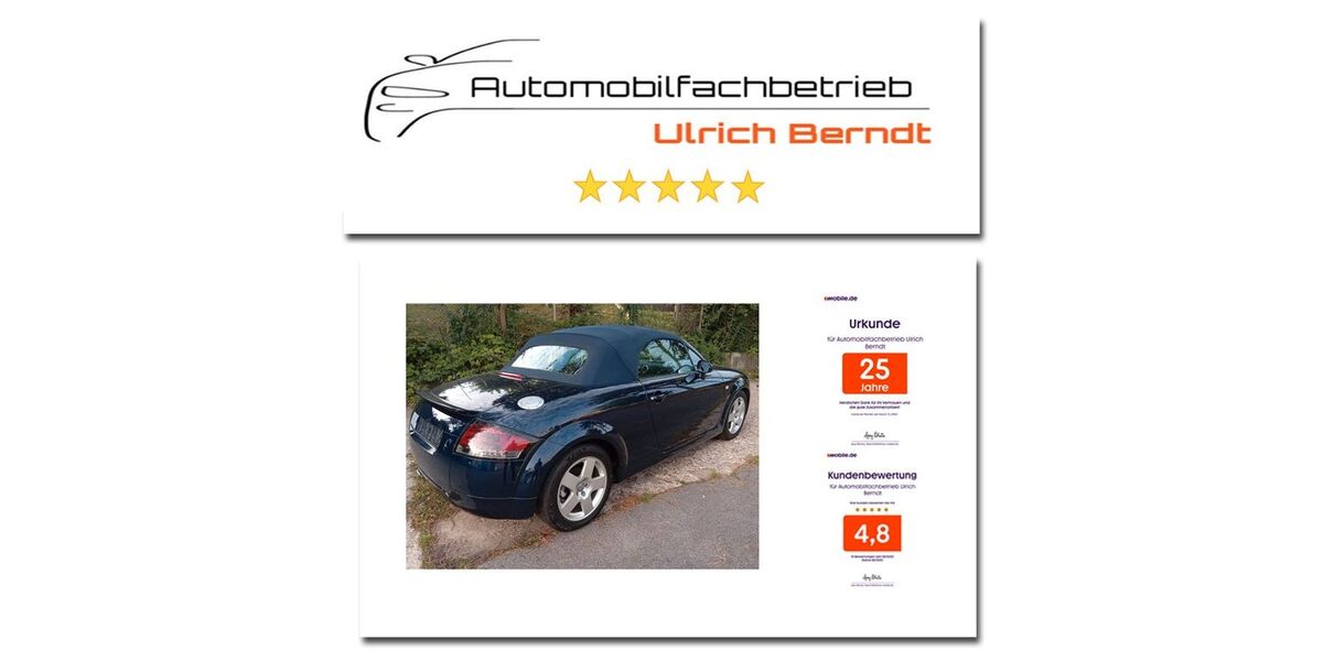 Audi TT 136.985 km 7.250 &euro; Essen 45307