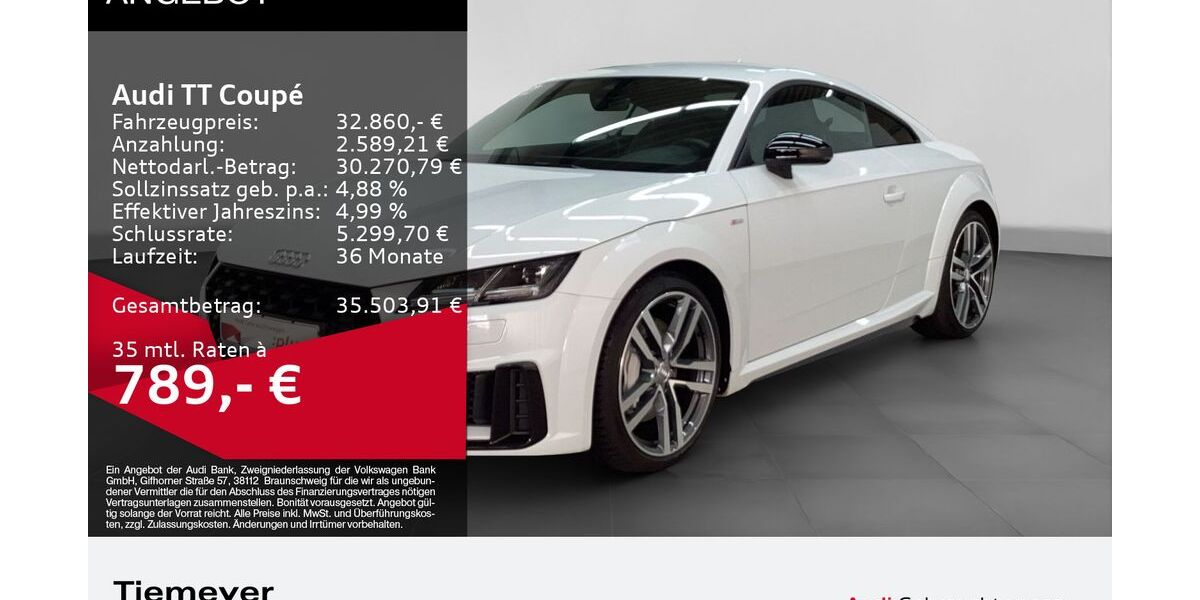 Audi TT 36.400 km 32.860 &euro; Bochum 44809