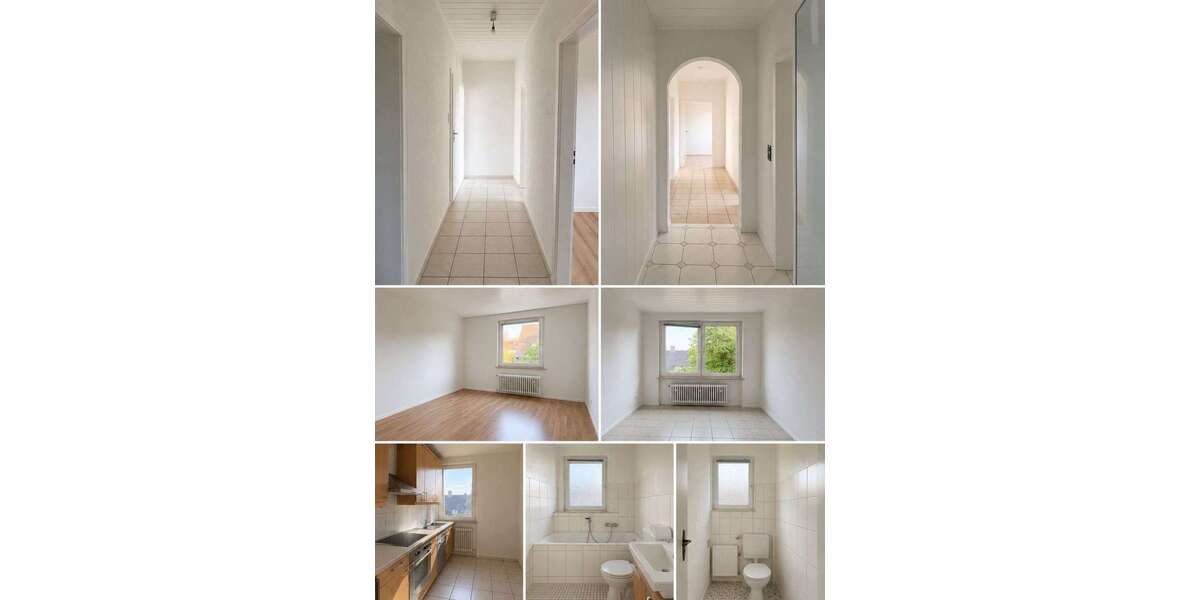 Etagenwohnung Gelsenkirchen Bulmke-Hüllen - 5 Zimmer, 96 m&sup2;, 675&euro; | Angebot:26644413