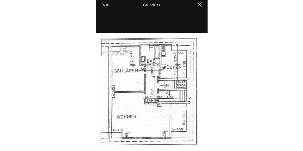 Großzügige Maisonette-Wohnung mit Keller und eigenem Stellplatz 3.5 zimmer