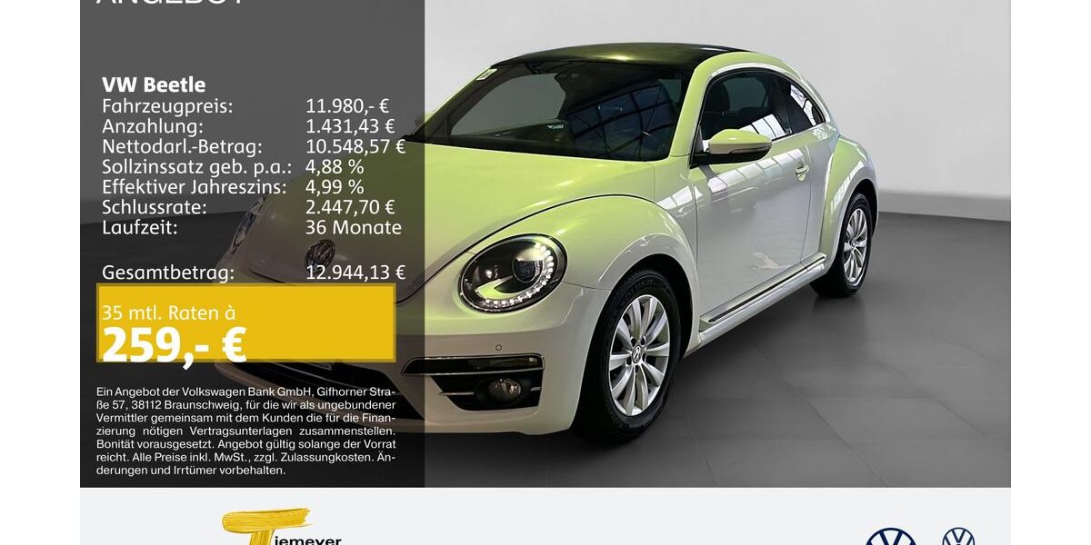 VW Beetle 98.379 km 11.980 &euro; Gelsenkirchen 45888
