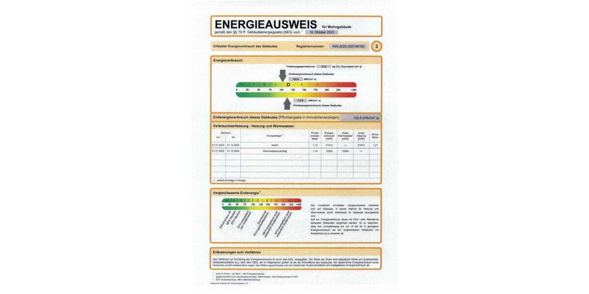 105m2 in einem 2 Parteien Haus. Niedrige Nebenkosten. 3 zimmer