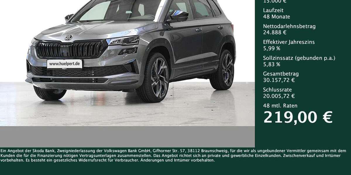 Skoda Karoq 4.900 km 39.888 &euro; Dortmund 44309