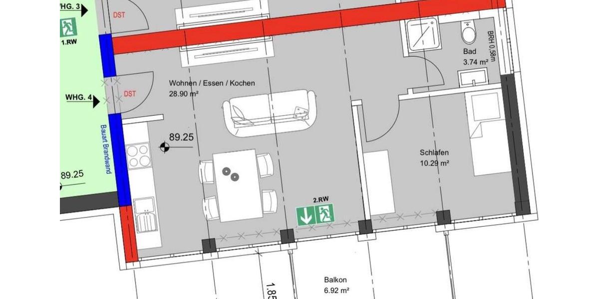 Möblierte Wohnung im Herzen von Essen 2 zimmer