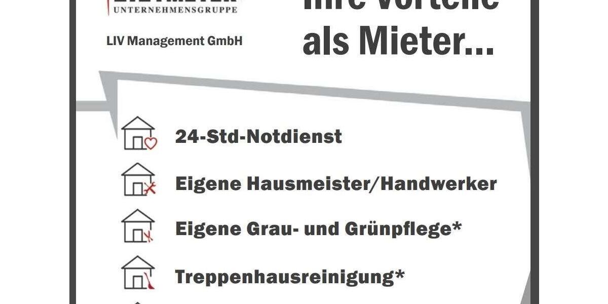 Etagenwohnung Herne Wanne - 2 Zimmer, 66 m&sup2;, 357&euro; | Angebot:26646864